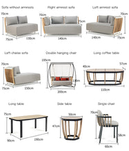 Load image into Gallery viewer, Luxury Plus Furniture - Rattan Set - 8 Piece Designer Mix & Match (Balcony, Patio, Courtyard)