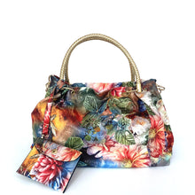 Load image into Gallery viewer, Limited Edition - Luxury Designer Multi-Coloured Floral Handbag (Large)