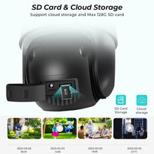 Load image into Gallery viewer, 8MP 4K Wifi Camera Dual Lens Security Protection Waterproof Security CCTV Video Surveillance Camera Light Alarm IP Camera