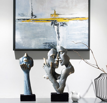 Load image into Gallery viewer, "Marsha" Modern Statues Creative Abstract Faces Art Living Rooms Antique Home Furnishings