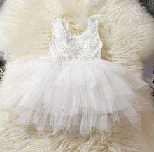 Load image into Gallery viewer, "Arna" Royal Gown Collection - Girls Princess Dress Tutu Baptism Newborn Infant Girl Party Dress