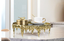 Load image into Gallery viewer, "Arna Lisa" Royal Luxury Collection - Luxurious Pure Copper Trays Decorative European Modern Medusa Black Crystal Tray
