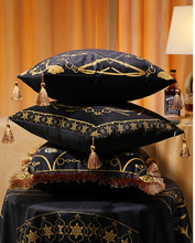 Load image into Gallery viewer, "Arna Royal Victorian Collection" European-Style Sofa Cushion Cover Luxury Embroidery
