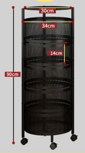 Load image into Gallery viewer, Versatile Storage Set on Casters - Multi-layer Baskets Kitchen/Bedroom/Bathroom/Sewing Room/Toys