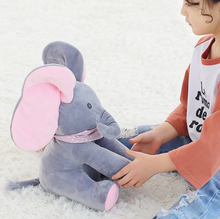 Load image into Gallery viewer, Elephant Educational Toy - Music - Talking - Peek-a-Boo - Soft - Interactive