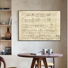 Load image into Gallery viewer, Arna's Luxury Painting Collection - Classical Musical Notes Canvas Painting - Many Styles