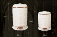 Load image into Gallery viewer, "Arna Royal Vintage Collection" Luxury Pedal Golden Range 6L Trash Rubbish Bin
