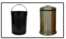 Load image into Gallery viewer, "Arna Royal Vintage Collection" Luxury Pedal Golden Range 10L Trash Rubbish Bin