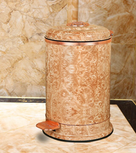 Load image into Gallery viewer, "Arna Royal Vintage Collection" Luxury Pedal Golden Range 10L Trash Rubbish Bin