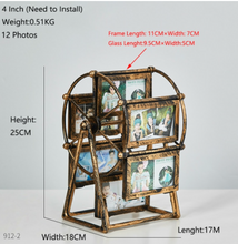 Load image into Gallery viewer, "Arna Lisa" Luxury Victorian Collection - Classical Retro Ferris Wheel Photo Frames