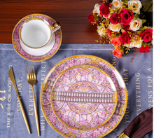 Load image into Gallery viewer, "Arna Lisa" Royal Collection - Luxury 43 Piece Bone China Dinnerware Highest Quality