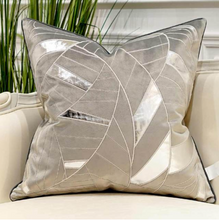 Load image into Gallery viewer, "Arna Royal LUXURY Collection" European-Style Sofa Cushion Cover Luxury 45cm x 45cm Silver/Gold Range