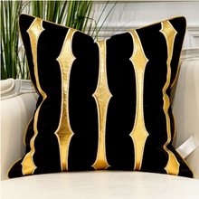 Load image into Gallery viewer, "Arna Royal LUXURY Collection" European-Style Sofa Cushion Cover Luxury 45cm x 45cm Silver/Gold Range