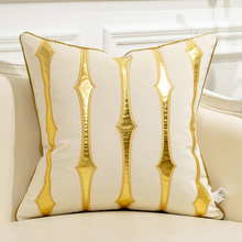 Load image into Gallery viewer, "Arna Royal LUXURY Collection" European-Style Sofa Cushion Cover Luxury 45cm x 45cm Silver/Gold Range