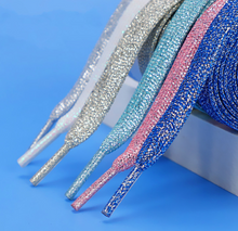 Load image into Gallery viewer, Metallic Glitter Shoe Laces - Many Colours/Sizes - NEW ARRIVAL