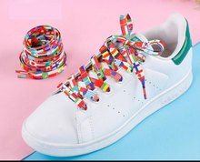 Load image into Gallery viewer, Colourful Rainbow Shoe Laces - Many Colours/Sizes - NEW ARRIVAL