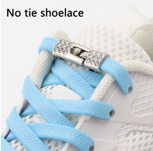 Load image into Gallery viewer, Elastic Diamond Cross Locks Shoe Laces - Many Colours/Sizes - NEW ARRIVAL