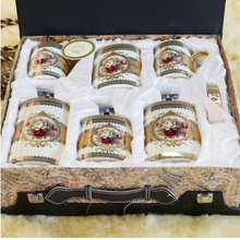 Load image into Gallery viewer, "Arna Lisa" Royal Collection - Luxury Bone China 8 Piece Bathroom Set - Gift Boxed