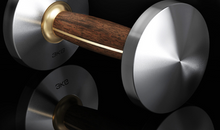 Load image into Gallery viewer, Limited Edition - Wooden Walnut Dumbbell Set + Stand (Slim & Sleek) 6KG-14KG