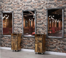 Load image into Gallery viewer, Commercial Professional Hairdressing Salon Barber Wall Mirror Antique Retro 120cm