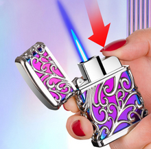 Load image into Gallery viewer, "Arna Lisa" Royal Collection - Top End Lighter Refillable Metal