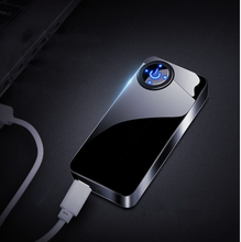 Load image into Gallery viewer, "Arna Lisa" Royal Collection - Top End Unique Business Hi Tech Touch Lighter USB Rechargeable Metal Engraving + Gift Box