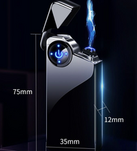 Load image into Gallery viewer, "Arna Lisa" Royal Collection - Top End Unique Business Hi Tech Touch Lighter USB Rechargeable Metal Engraving + Gift Box