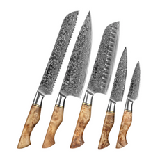 Load image into Gallery viewer, "Arna Lisa" Royal Collection - Luxury Top End Knife Set - Master Series