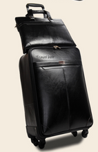 Load image into Gallery viewer, High Quality Genuine Leather 2 Piece Luggage Set - Brown or Black - Many Sizes