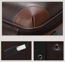 Load image into Gallery viewer, High Quality Genuine Leather 2 Piece Luggage Set - Brown or Black - Many Sizes
