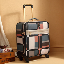 Load image into Gallery viewer, Designer Material & Leather 2 Piece Rolling Luggage Set - Many Sizes