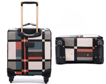 Load image into Gallery viewer, Top Quality Designer Material & Leather 2 Piece Rolling Luggage Set - Many Sizes