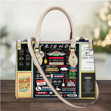 Load image into Gallery viewer, Women's Leather Messenger Bag - Friends Edition