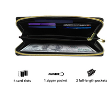 Load image into Gallery viewer, Leather Customised Clutch/Purse