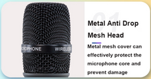 Load image into Gallery viewer, UHF Wireless Handheld Dynamic Karaoke Microphone Bluetooth Receiver Professional