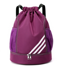 Load image into Gallery viewer, Sports Gym Swimming Backpack Drawstring Bag Beach - Waterproof.