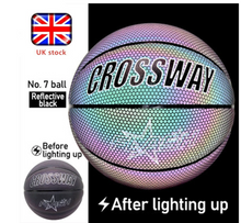 Load image into Gallery viewer, Luminous Basketball Ball Size 7 Reflective Holographic Light Up