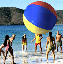 Load image into Gallery viewer, 100cm Giant Inflatable Pool Beach Thickened PVC Sport Ball Football Soccer Outdoor