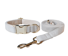 Load image into Gallery viewer, Luxury Pet Leash Engraved Name ID Tag + Collar + Bow - Free Engraving Personalise (all Sizes)