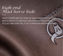 Load image into Gallery viewer, "Legend Collection" - Designer Cowhide/Horse Leather Phone Bag - Black or Coffee