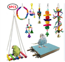 Load image into Gallery viewer, Birds Toys 8 Pieces Interactive Play