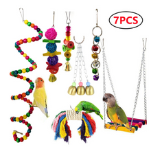 Load image into Gallery viewer, Birds Toys 7 Pieces Interactive Play