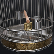 Load image into Gallery viewer, Designer Villa Stainless Steel Copper Birdcage - Small 36cm or 38cm