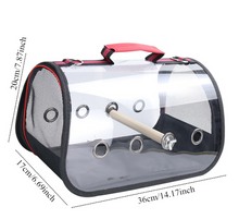 Load image into Gallery viewer, Transport Carrier - Canary, Lovebird, Budgie, Finch, Rabbit, Rat, Mouse Carry Cage + Perch (Medium)