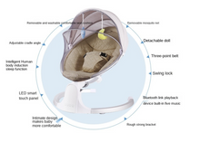 Load image into Gallery viewer, Designer Smart Touch Electric Rocking Chair
