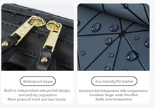 Load image into Gallery viewer, Designer Multifunction Diaper Baby Bag - Leather (4 Colours)