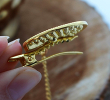 Load image into Gallery viewer, Gold Baby Pacifier & Clip - Alphabet Letter Infant Pacifier Unique
