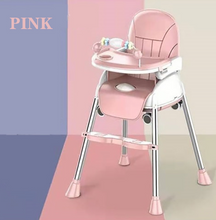 Load image into Gallery viewer, High Chair Adjustable Multi Functional (4 Colours) Wheels