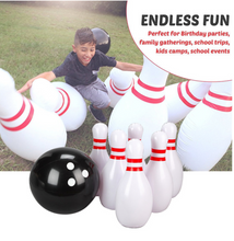 Load image into Gallery viewer, Giant Inflatable Bowling Set For All The Family Outdoor Sports Lawn Interactive Game