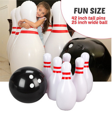 Load image into Gallery viewer, Giant Inflatable Bowling Set For All The Family Outdoor Sports Lawn Interactive Game